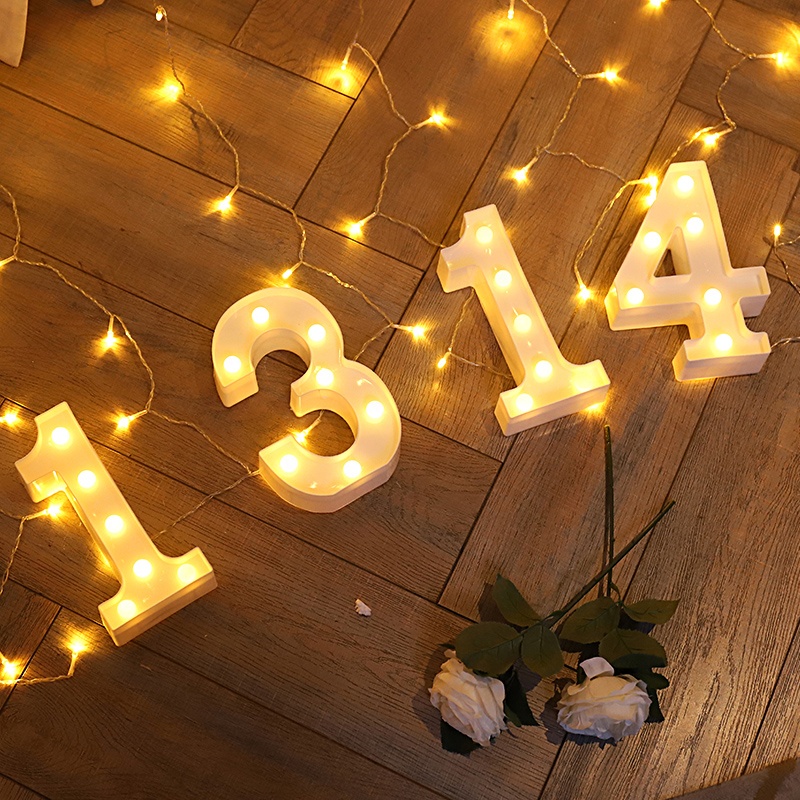 3D LED Night Light LED Number Letters Marquee Light MAQ210picture4