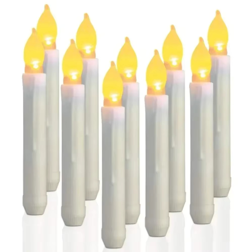 Flameless LED Taper Candles Flickering Yellow Candle Lights CAD280picture4