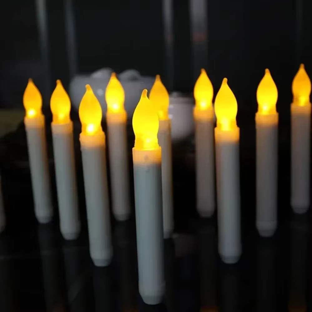 Flameless LED Taper Candles Flickering Yellow Candle Lights CAD280picture5