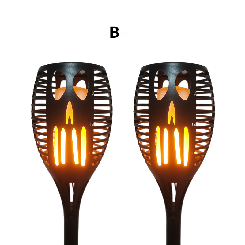 Halloween Ghost Face Solar Flame Torch Light SFM140picture2