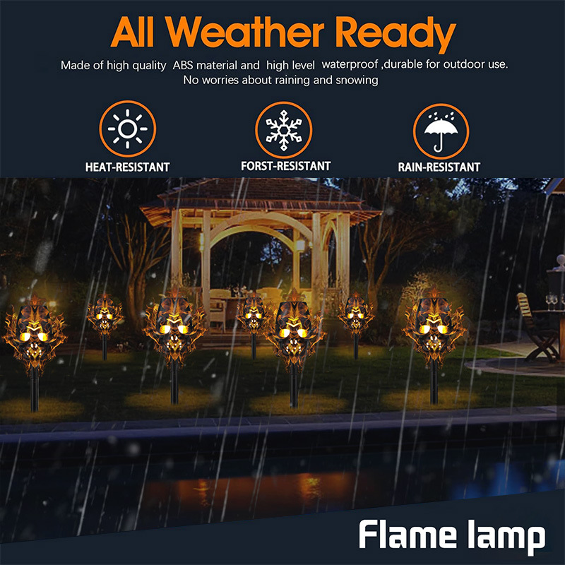 Halloween Atmosphere Solar Flame Garden Lights SFM150picture4