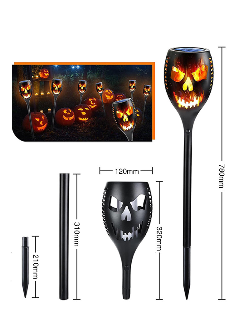 ABS IP65 Waterproof Solar Garden Light Dancing Flames Lamp SFM160picture3