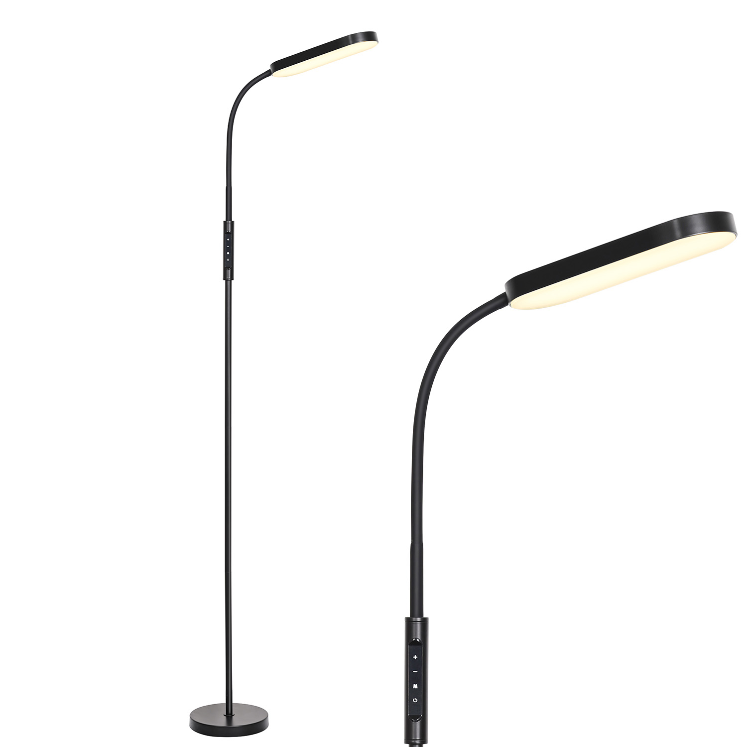 Modern Black Metal LED Floor Lamp FRL230