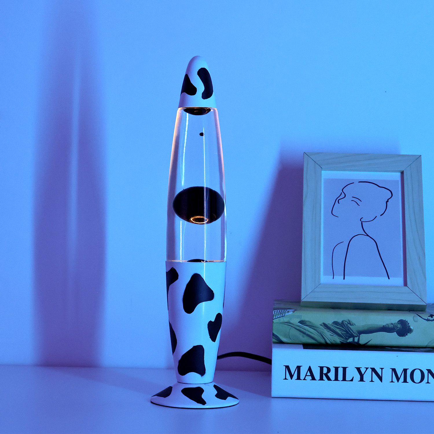 13 Inch Small Metal Bottom Wax Volcanic Lava Lamp LAV2600picture6