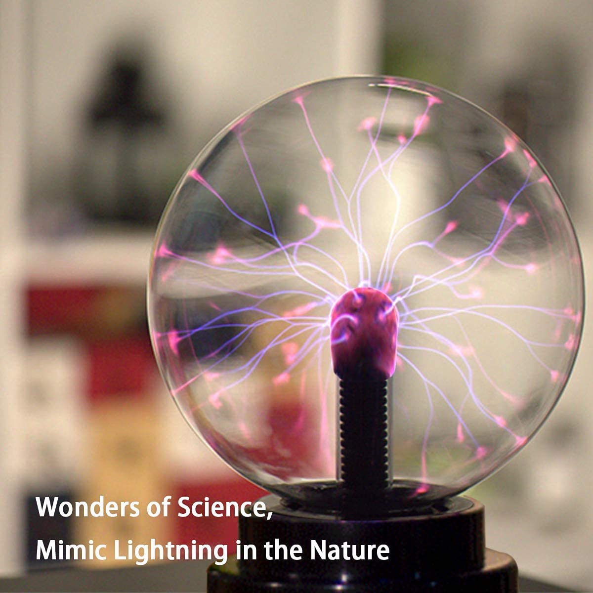 Small 3" Inch Toy Gift for Kids lightning Magical Tesla Plasma Ball PLA400picture5