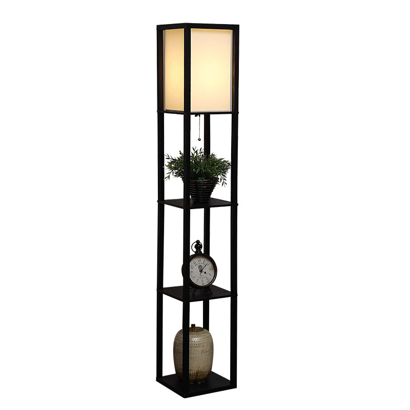 Modern Indoor Bedroom Iron Custom LED Shelf Floor Lamp FRL880