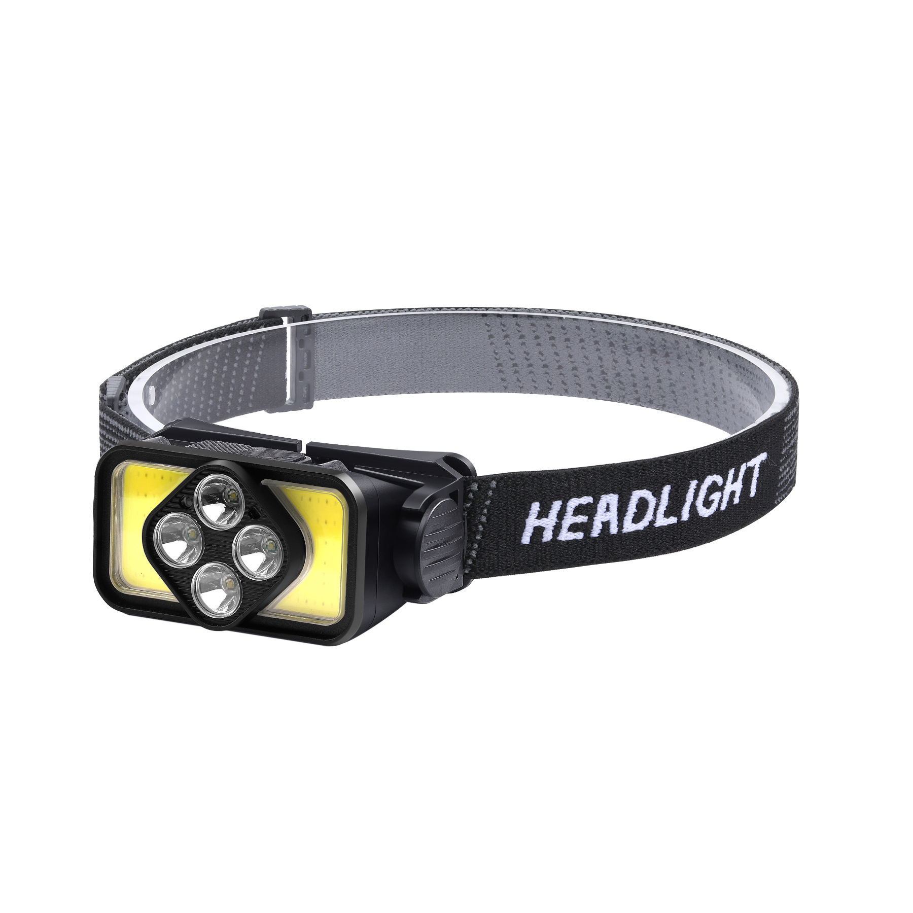 Custom High Lumen LED Headlamp for Outdoor Sports Long-Enduring ABS Body Strong Lithium Battery IP65 Rating for Fishing Mining