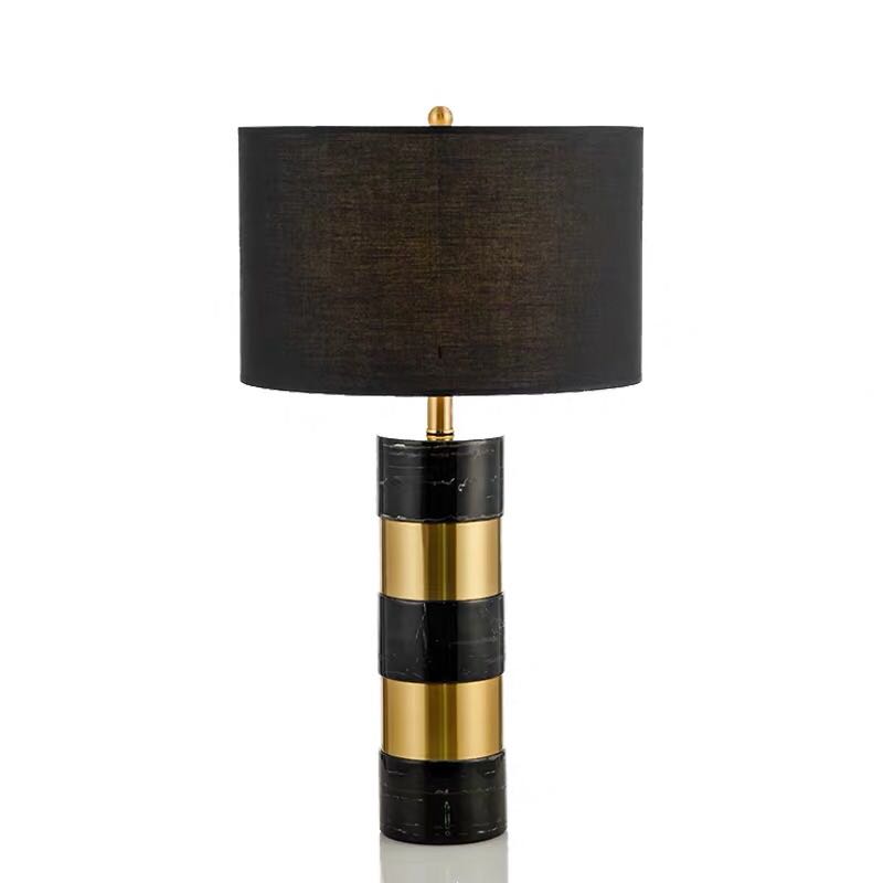 Simple Style Marble Desk Lamp Room Living Bedside Table Light Dubai Bedside Lamp