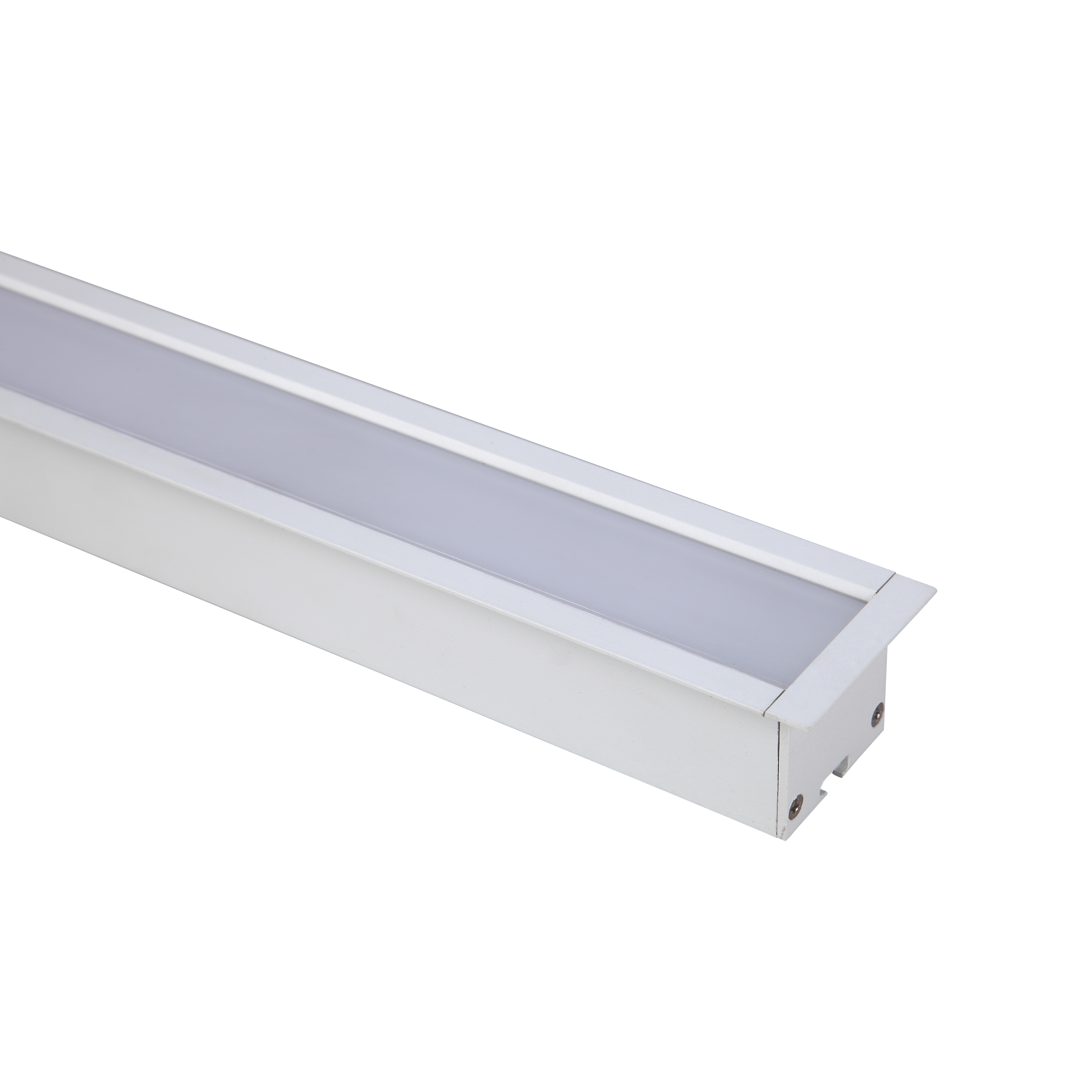 15W 90Ra Prismatic Crystal Office LED Recessed Linear Light LNL460