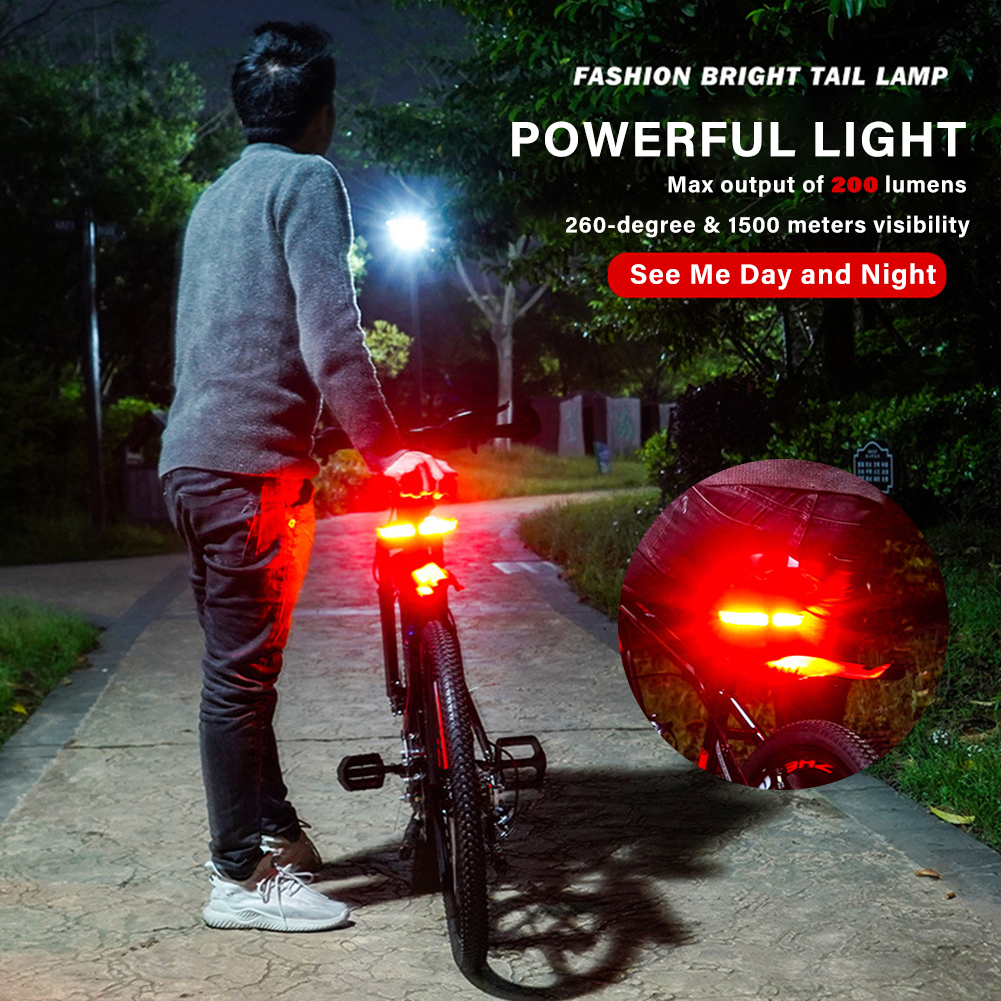 Wireless Remote Flash Headlight Bike Turn Signal Indicator Light BKE630picture4