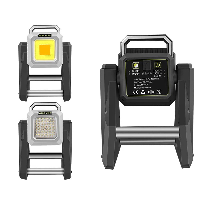 3000 Lumen 2 CCT Car Inspection LED Spot Work Flood Light WRL620picture6
