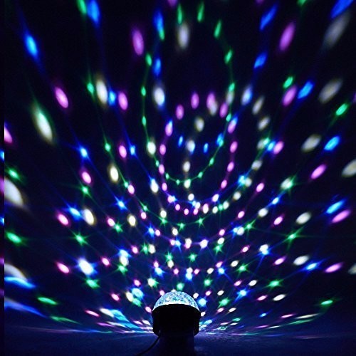 Party Wedding Stage LED Bulbs Full Color RGB E27 Rotating Disco Light DBL210picture4
