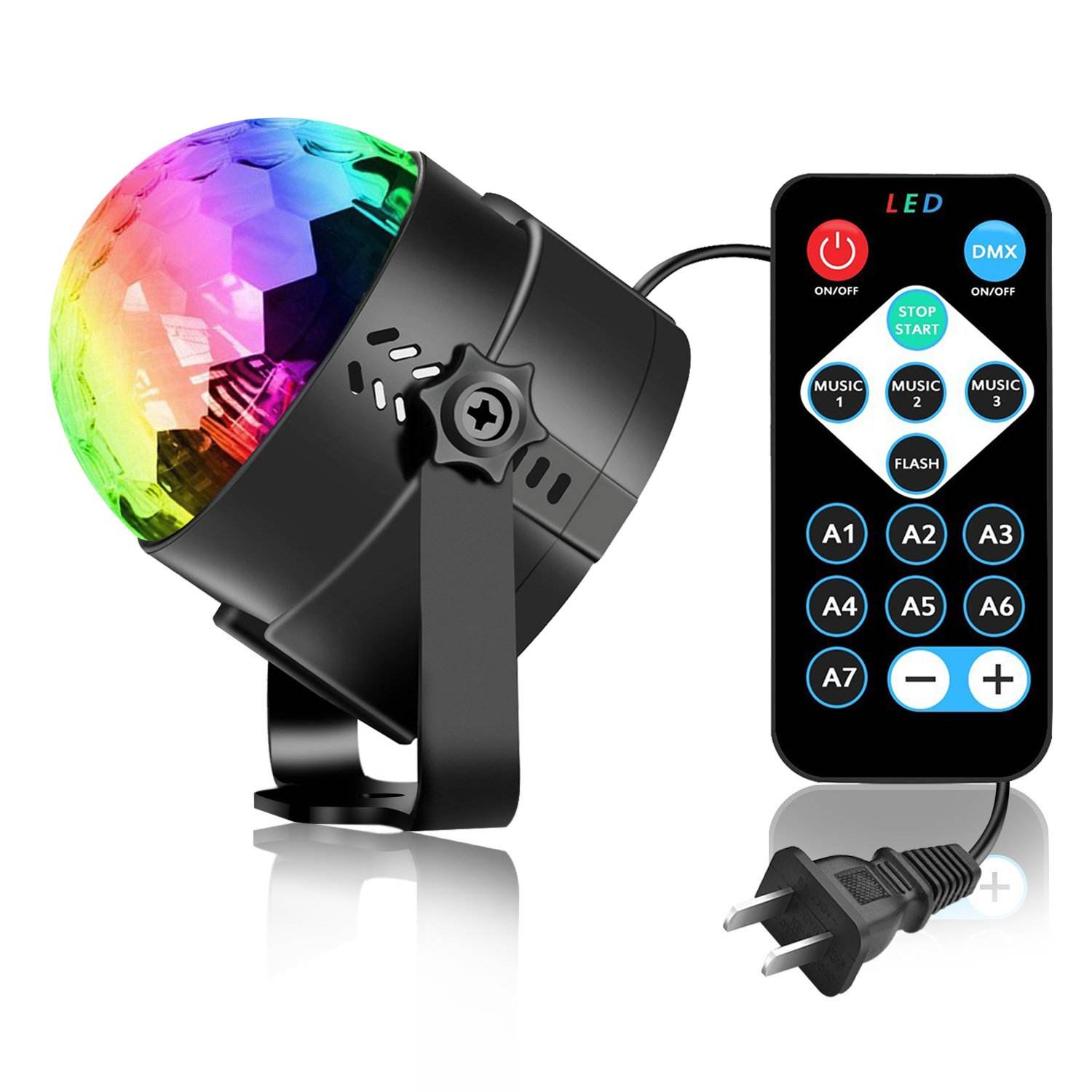 Automatic Colorful Remote Voice Control Flashing Magic Ball DBL290picture4