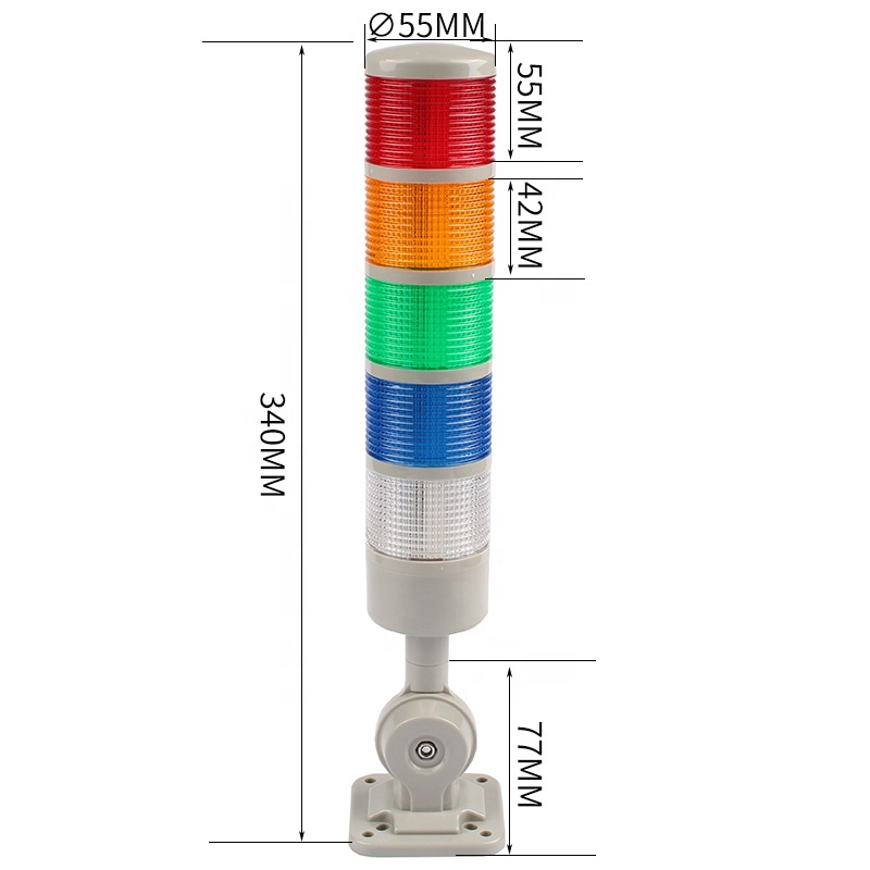 Five-Color Alarm LED Multi-Layer Warning Light LWL280picture3