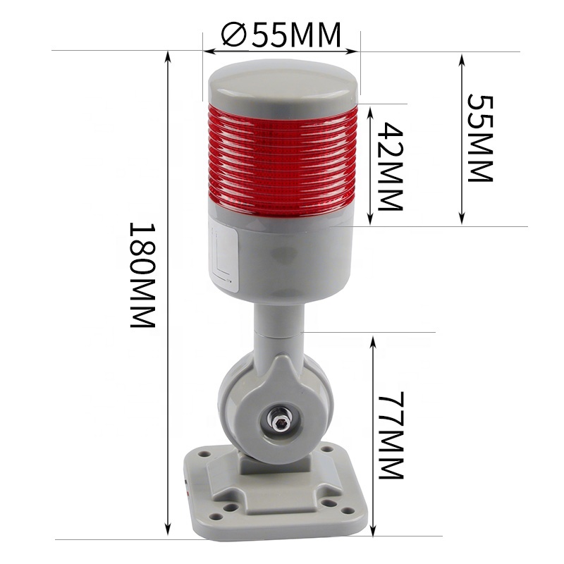 Warning Light LED Red with Buzzer Alarm Indicator Light LWL290picture2