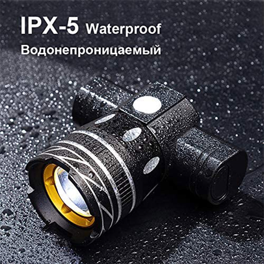 USB Rechargeable Aluminum Built-In Battery Waterproof LED Bike Light BKE5700picture3