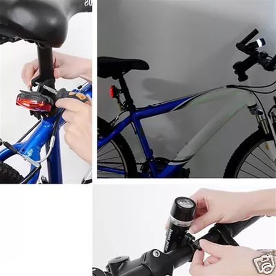 Outdoor ABS Night Riding Headlight USB Rechargeable Mountain Bike Front Taillight BKE5800picture4