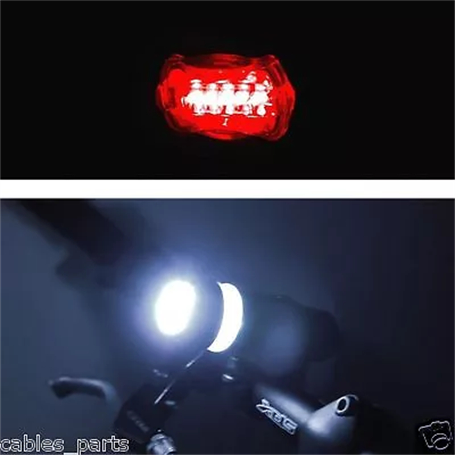 Outdoor ABS Night Riding Headlight USB Rechargeable Mountain Bike Front Taillight BKE5800picture5