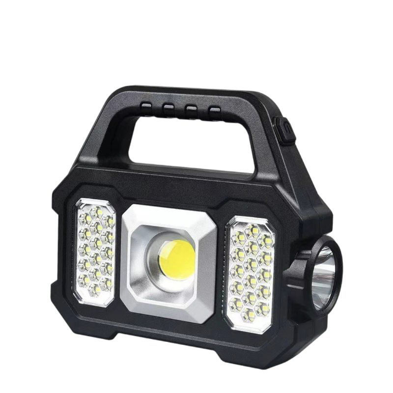 Solar High Power USB Rechargeable COB Side Lights LED Flashlight Work Search Light FSH1450
