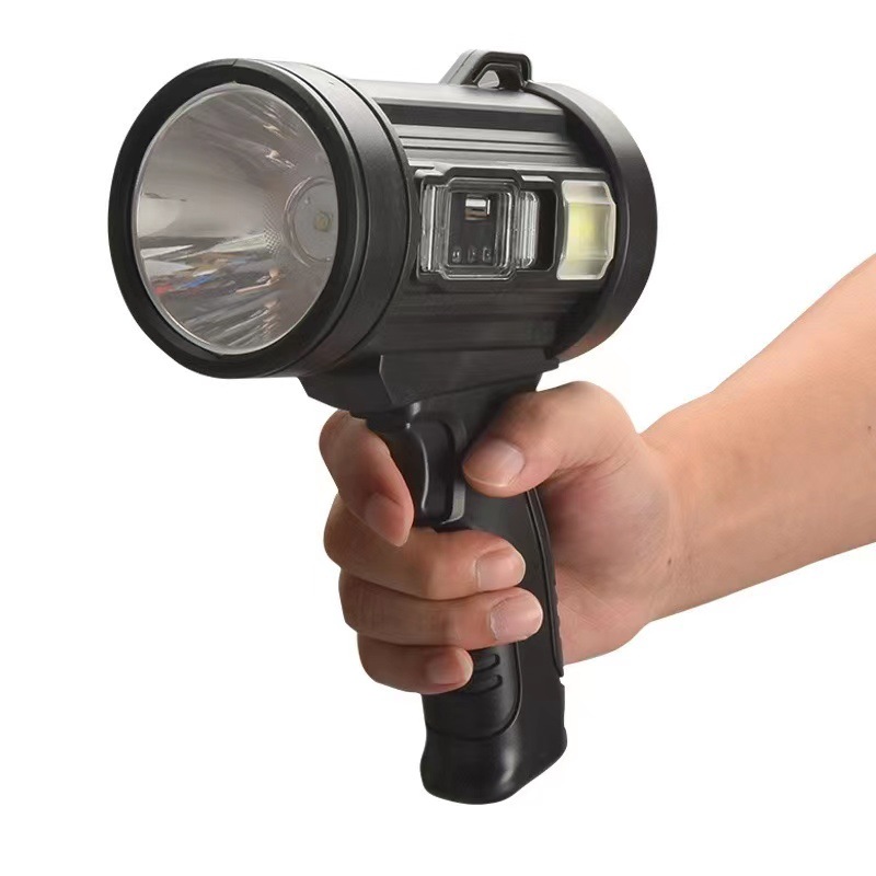 500 Lumens Portable Bright Light Solar Panel USB Rechargeable LED Searchlight FSH1550