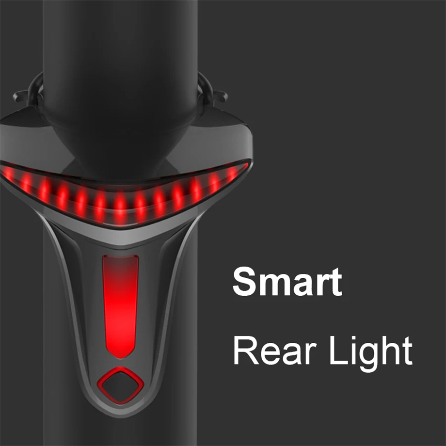 Intelligent Rechargeable Waterproof Brake Safety LED Bike Warning Light BKE6500picture6