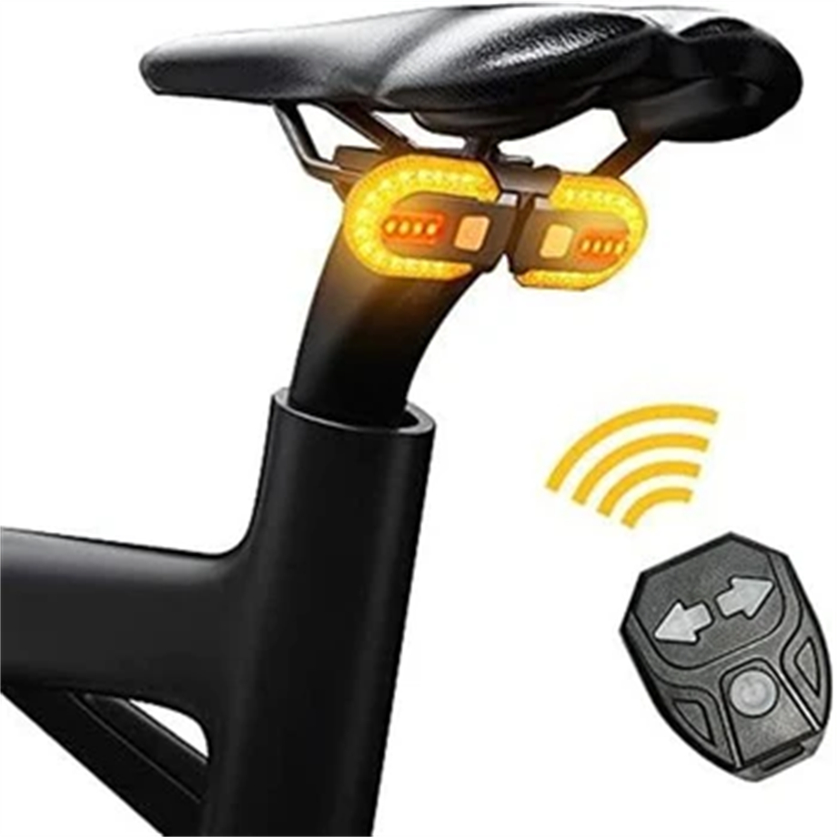 Remote Steering Night Riding Warning USB Rechargeable Waterproof LED Bike Taillights BKE6700picture4