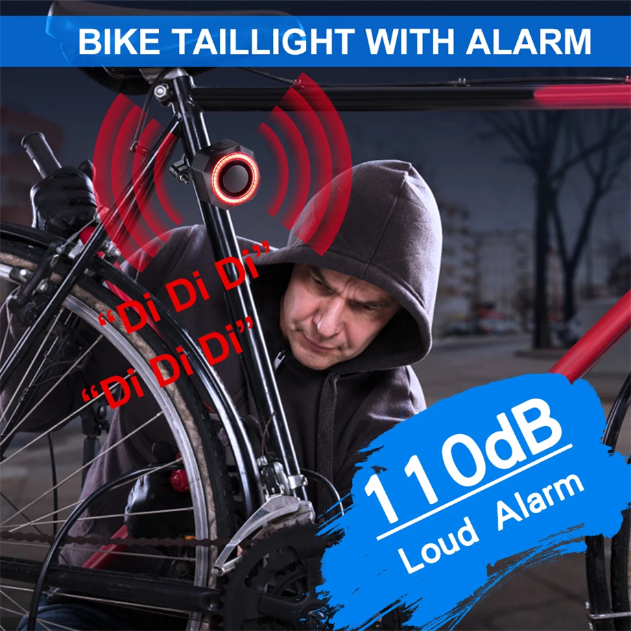 Wireless intelligent Waterproof Brake Warning Safety LED Bike Tail Light BKE7000picture4