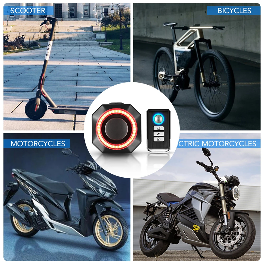 Wireless intelligent Waterproof Brake Warning Safety LED Bike Tail Light BKE7000picture5