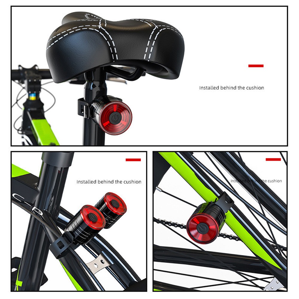 Night Riding Warning Aluminum Rechargeable Waterproof Bike Tail Light BKE7200picture3