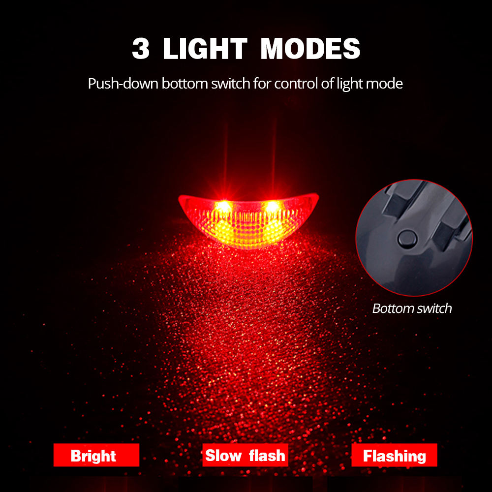 Solar Road Safety Warning Night Riding Mountain Bike Taillight BKE7300picture3