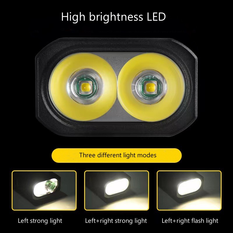 Bicycle Accessory USB Rechargeable White Red Light LED Front Bike Light BKE7500picture3