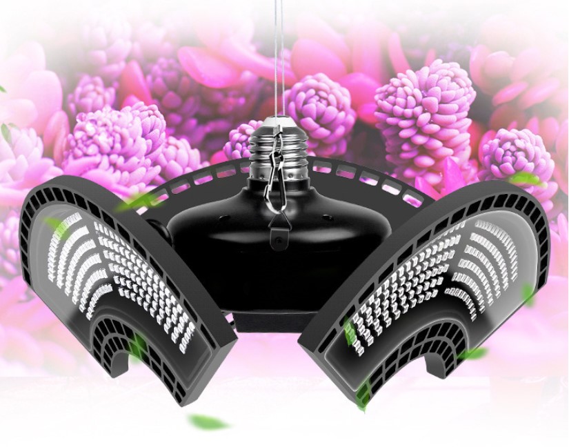 UFO Foldable Hydroponic Plant Full Spectrum LED Grow Light GRW1000picture2