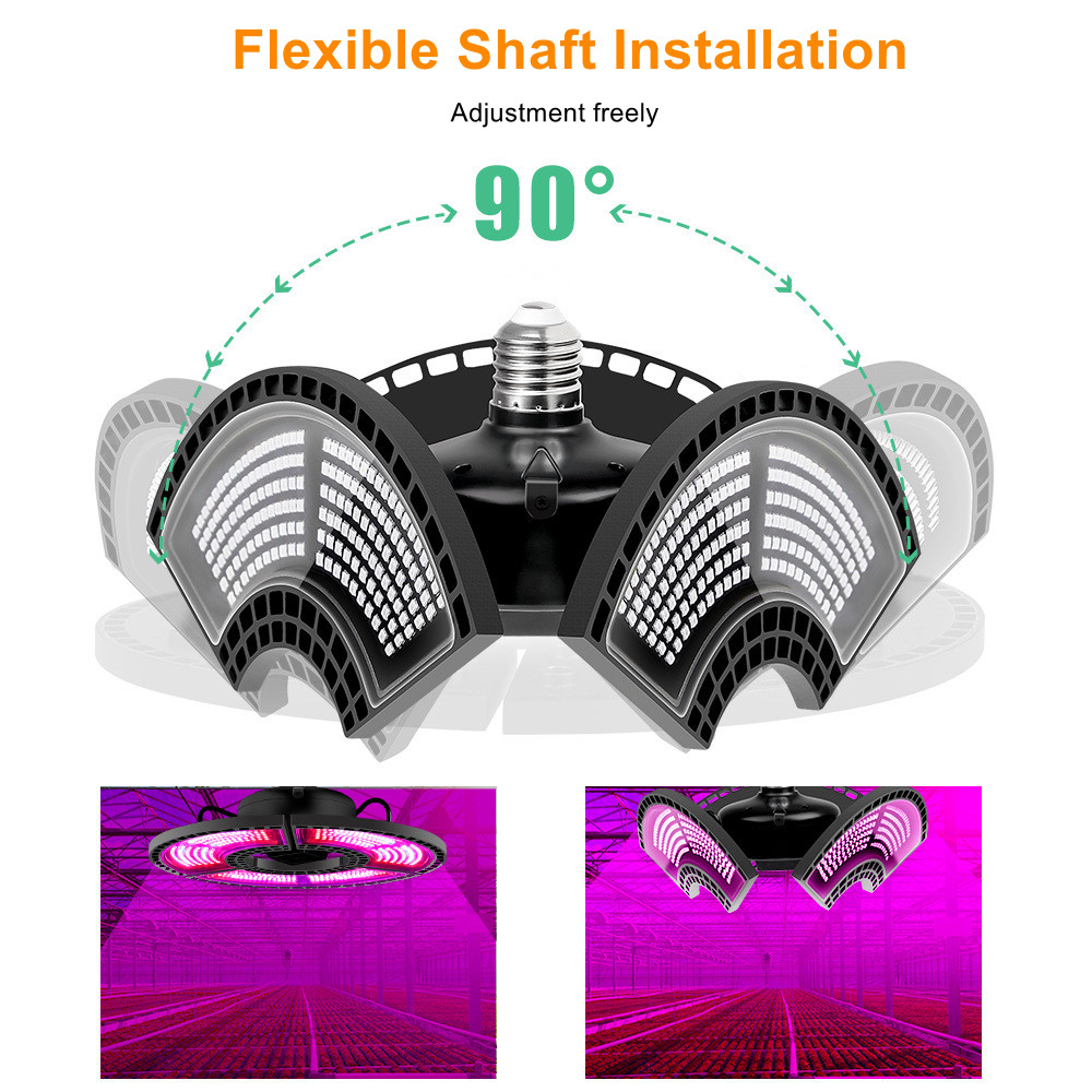 UFO Foldable Hydroponic Plant Full Spectrum LED Grow Light GRW1000picture5