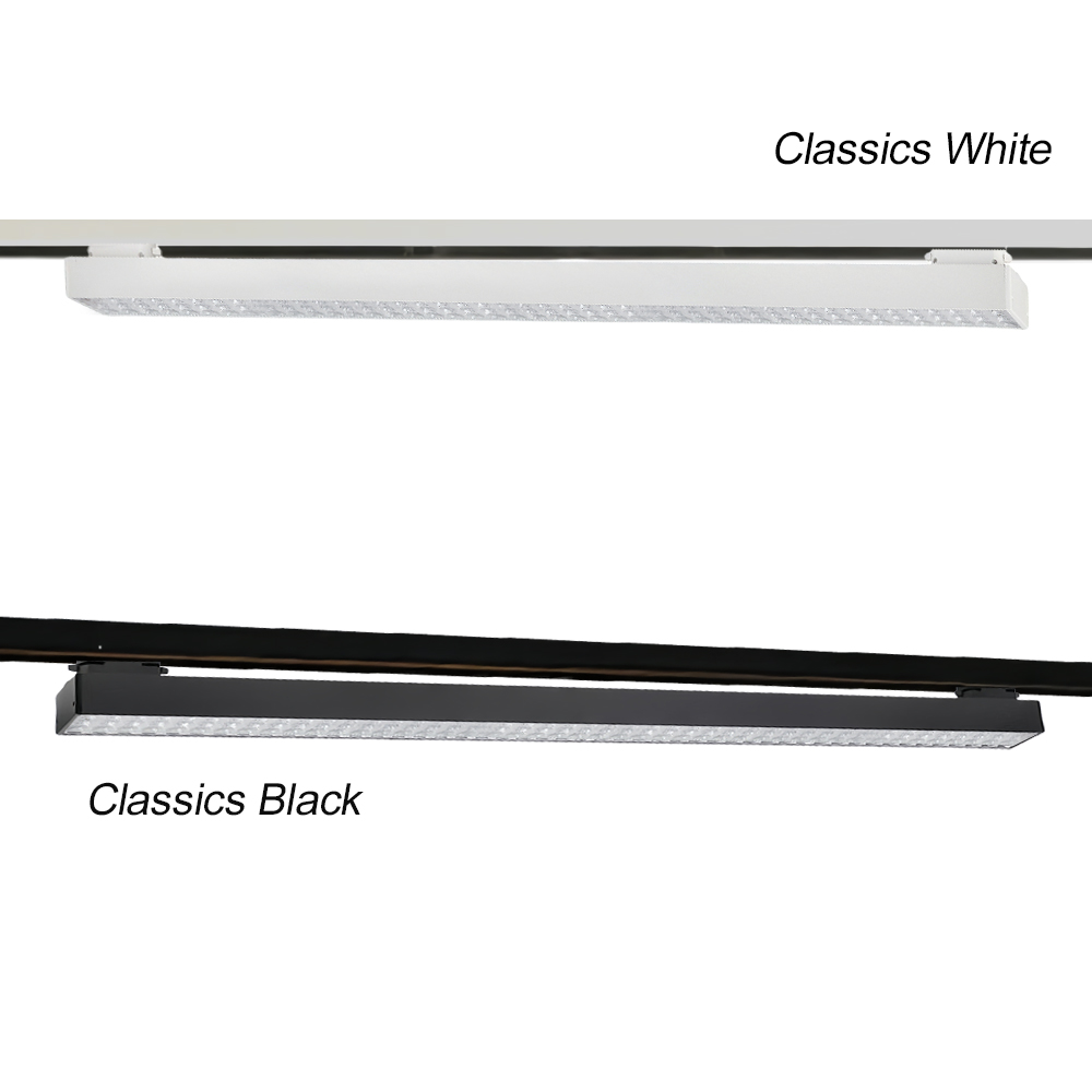 60W/50W Modern Design Supermarket Lighting Fixture Linear Track Light for Commercial Use Mall Shop LED Light 1200mm Aluminum