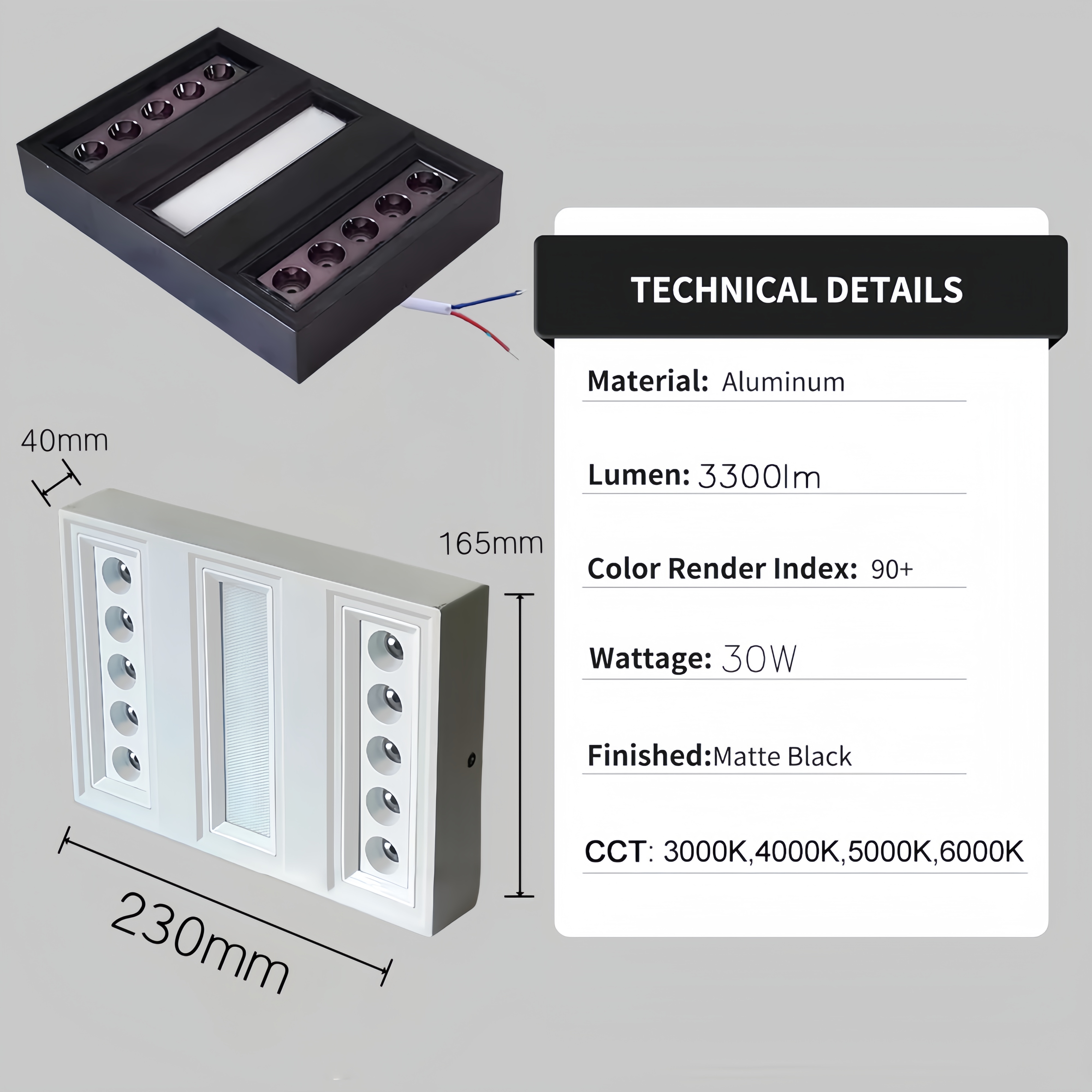 New Trend Anti-Glare 8W 15W 12W 20W 30W LED Downlight Flicker-Free Mounted for Office & Hotel AC Powered for Warehouses
