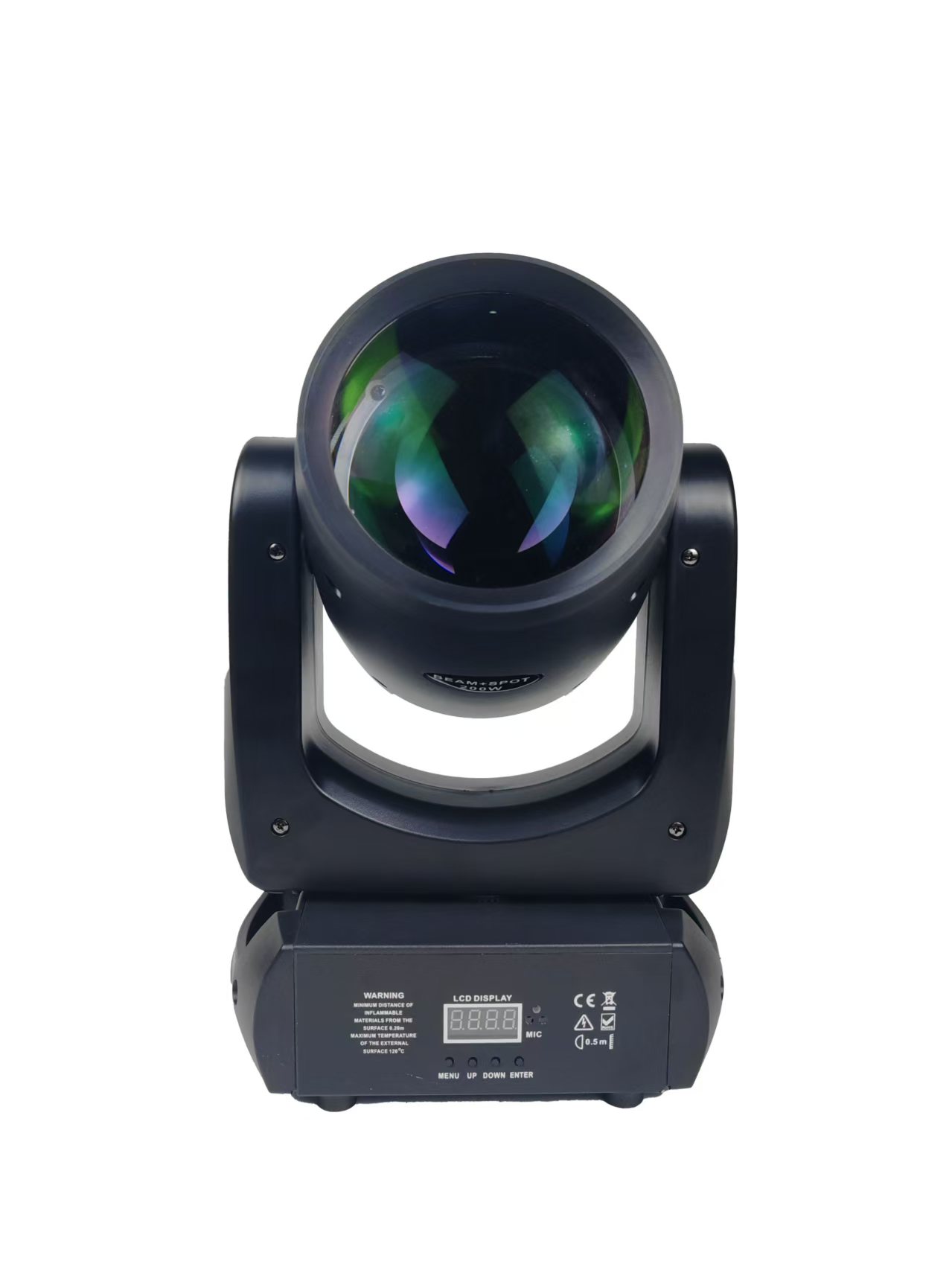 200W Steel Gun Shaking Head Lights LED Beam Lights bar KTV Performance Colorful Rotating Lights Pattern