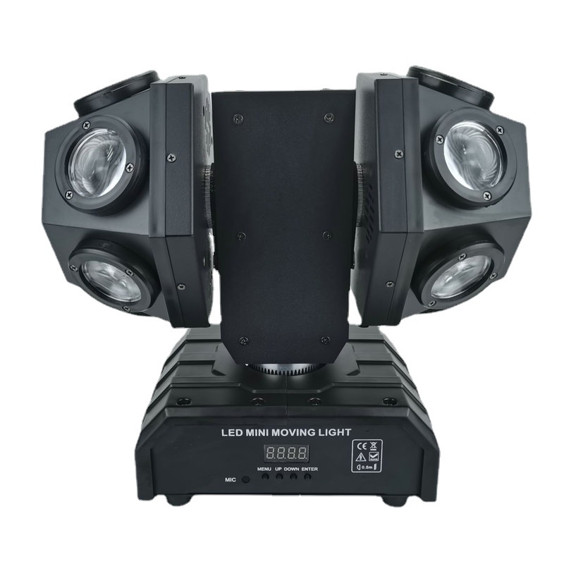 12pcs Mini Double Arm Shaking Head Beam Light SMH710