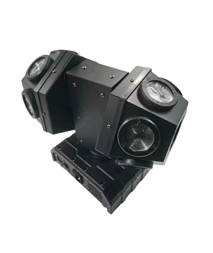 Baisun Fashion 12pcs Mini Double Arm Shaking Head Lamp Beam Light for DJ Stage Effect Atmosphere