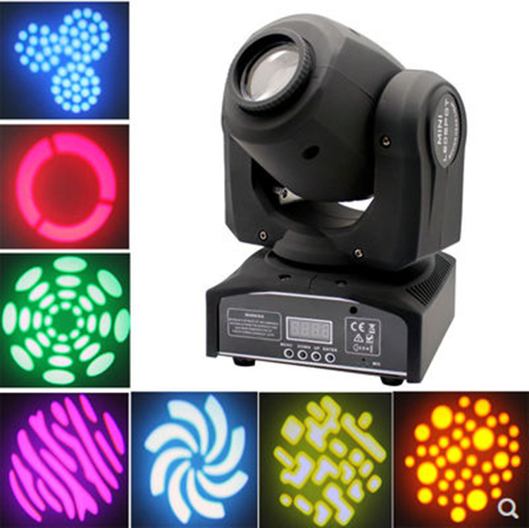 Santu New Product 30w Beam Moving Head Light with Pattern for Stage bar Ktv