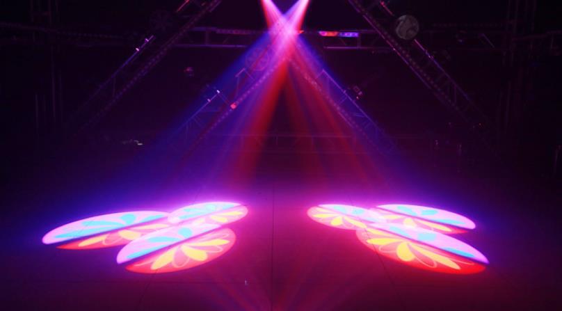 Santu New Product 30w Beam Moving Head Light with Pattern for Stage bar Ktv