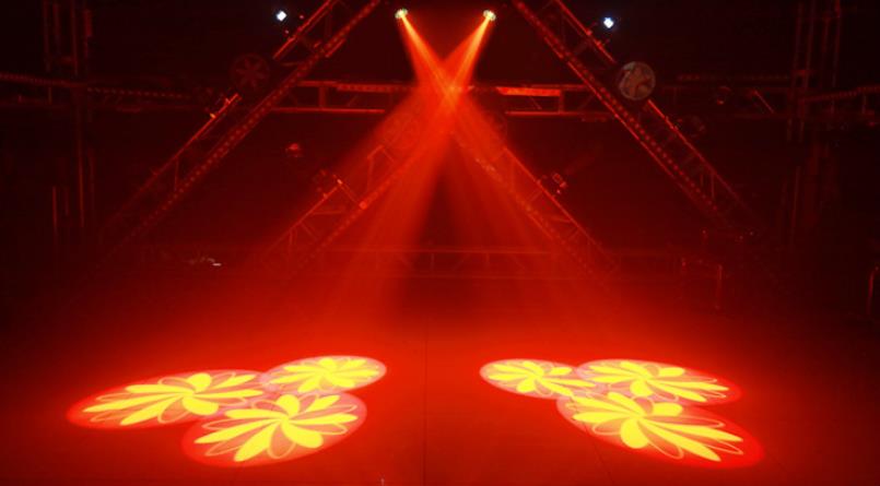 Santu New Product 30w Beam Moving Head Light with Pattern for Stage bar Ktv