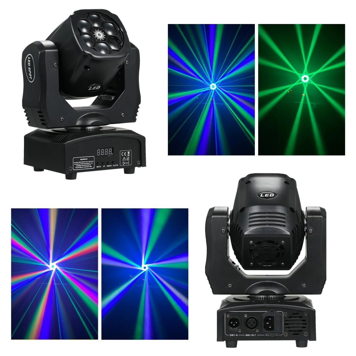 Santu New Product 6pcs 4 in 1 Beam Moving Head Light RG Laser Stage Light Effective bar Light