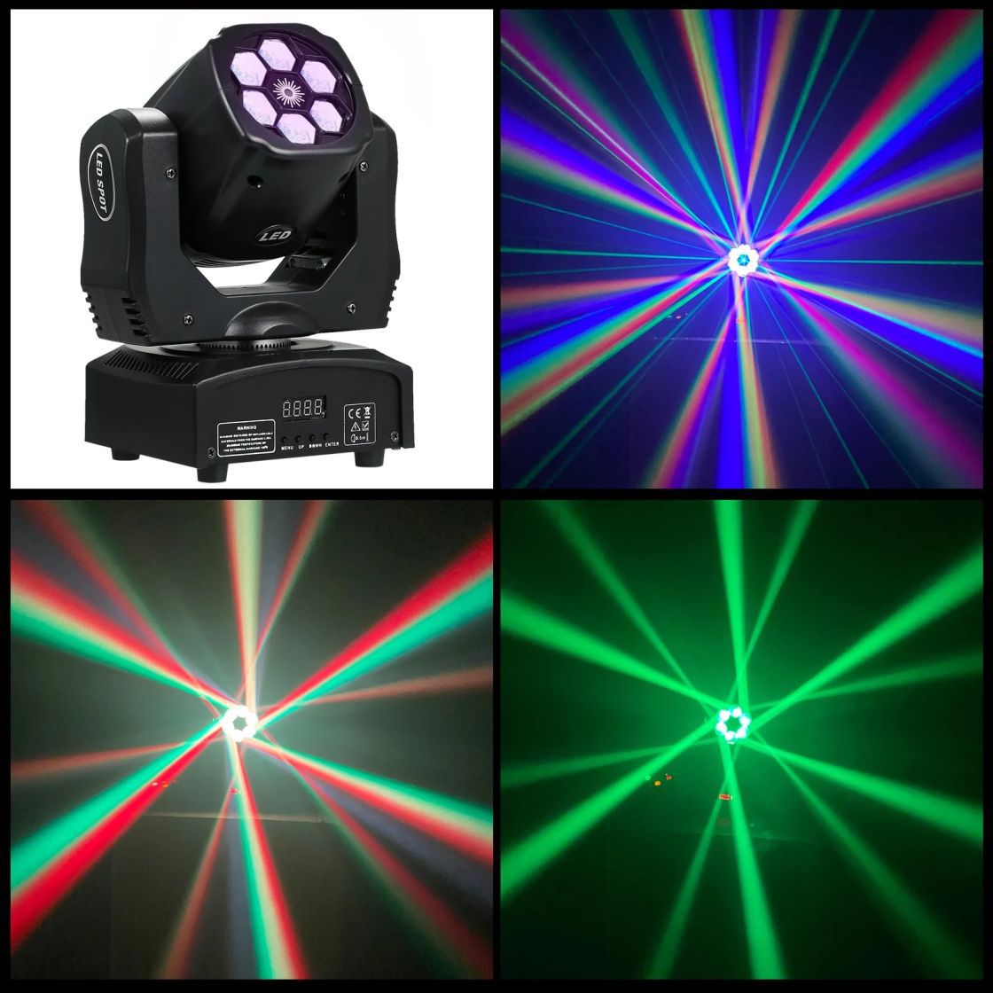 Santu New Product 6pcs 4 in 1 Beam Moving Head Light RG Laser Stage Light Effective bar Light