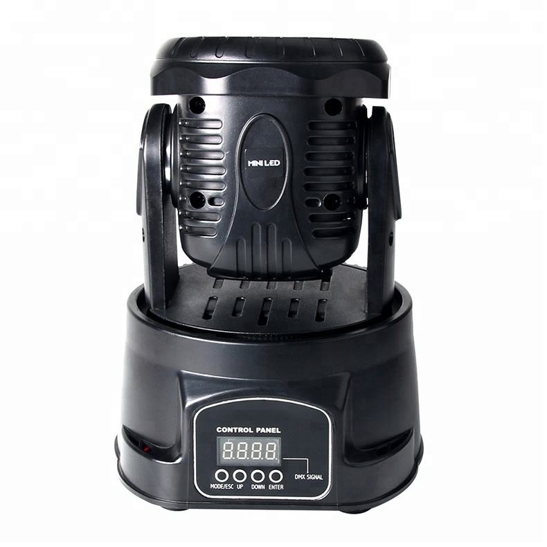 Mini Seven 10W Small Moving Head Lamps RGBW Four in One Led Voice Co<i></i>ntrol Dance Table Lamp