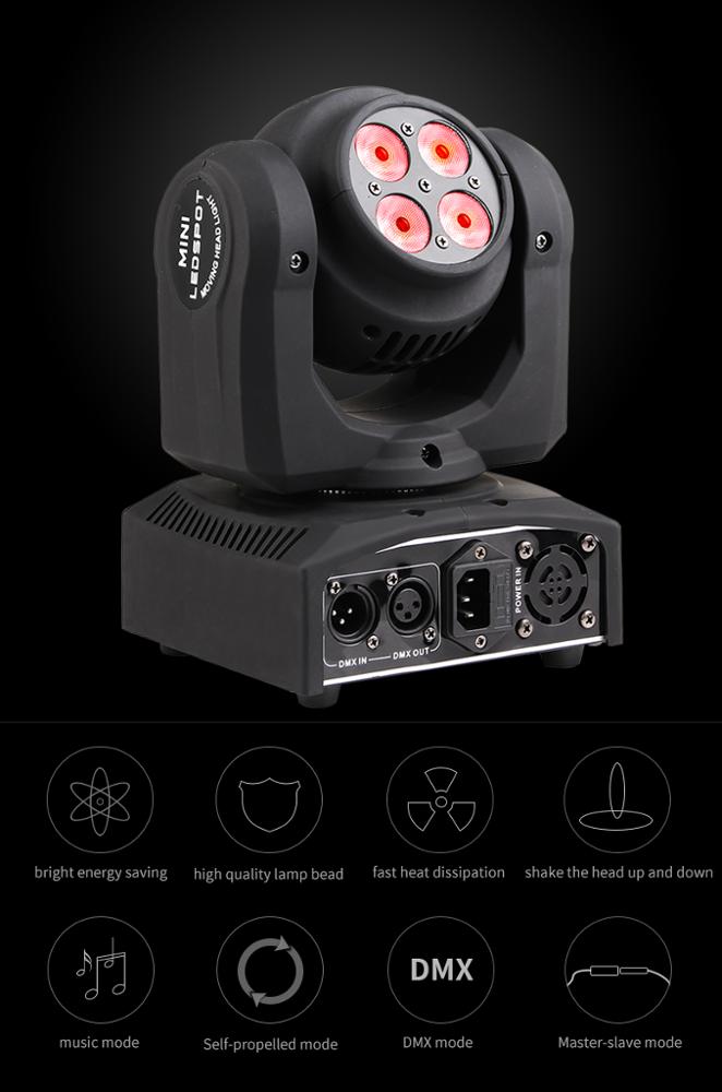 Double Face Mini LED Beam Wash Effect Moving Head Light SMH790picture6