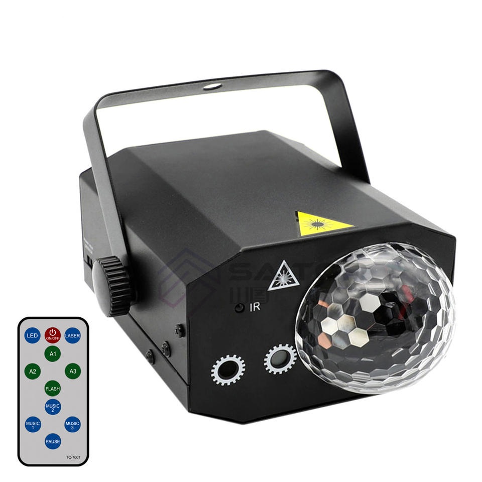 New Hot Selling Mini 16 in 1 Laser Magic Ball Light Festival Decoration Light KTV bar Atmosphere Equipment