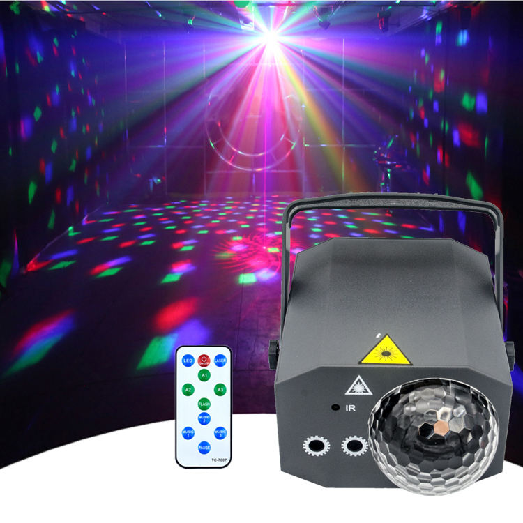 New Hot Selling Mini 16 in 1 Laser Magic Ball Light Festival Decoration Light KTV bar Atmosphere Equipment