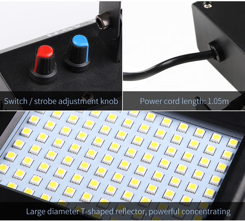 Baisun Brand 108pcs  Led Plastic Strobe RGB Effect  for Home Party bar Christmas  Dj Club Decoration