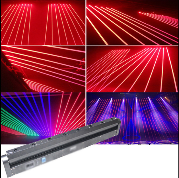 2024 Eight-eye Laser Light Single Red Dot Array Voice-co<i></i>ntrolled Beam Light Ktv Nightclub bar Bungee Disco Light