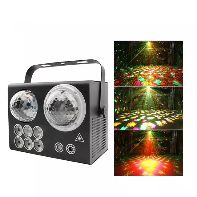 Baisun New Dyeing Four in One LED Laser Crystal Magic Ball Beam Lamp Stage Light